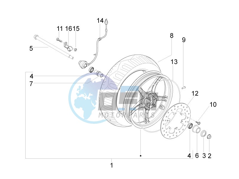 Front wheel