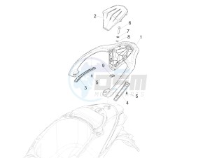 Liberty 50 iGet 4T 3V-2015-2017 (EMEA) drawing Rear luggage rack