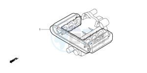 GL1500SE GOLDWING SE drawing GASKET KIT A