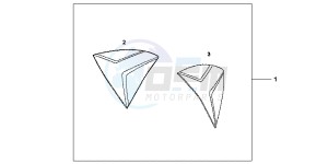 CB1000RAC drawing SIDE COVER