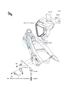 KLX450R KLX450ABF EU drawing Ignition System