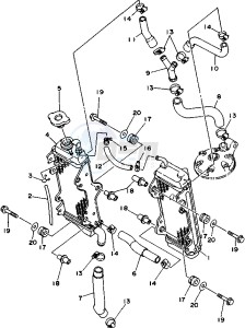 WR 250 drawing RADIATOR-HOSE