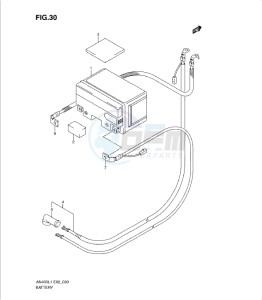 AN400Z drawing BATTERY (AN400L1 E19)