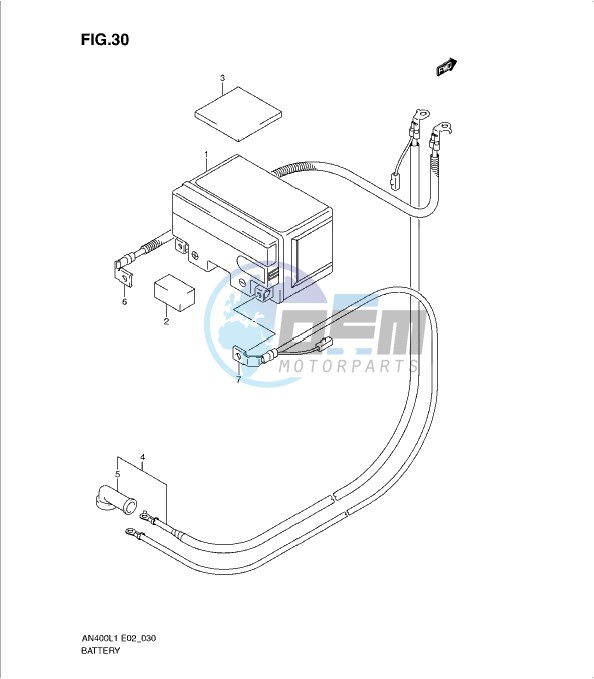 BATTERY (AN400L1 E19)