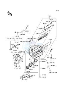 NINJA ZX-6RR ZX600-N1H FR GB XX (EU ME A(FRICA) drawing Air Cleaner