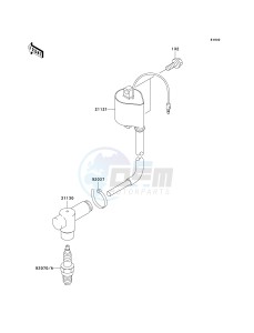 KX 85 A [KX85] (A1-A5) [KX85] drawing IGNITION SYSTEM