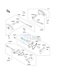 ZX 600 E [NINJA ZX-6] (E7-E9) [NINJA ZX-6] drawing TURN SIGNALS