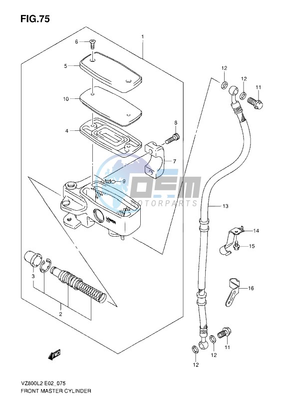 FRONT MASTER CYLINDER