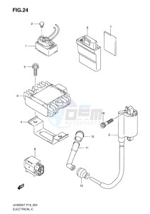 UH200G BURGMAN EU drawing ELECTRICAL