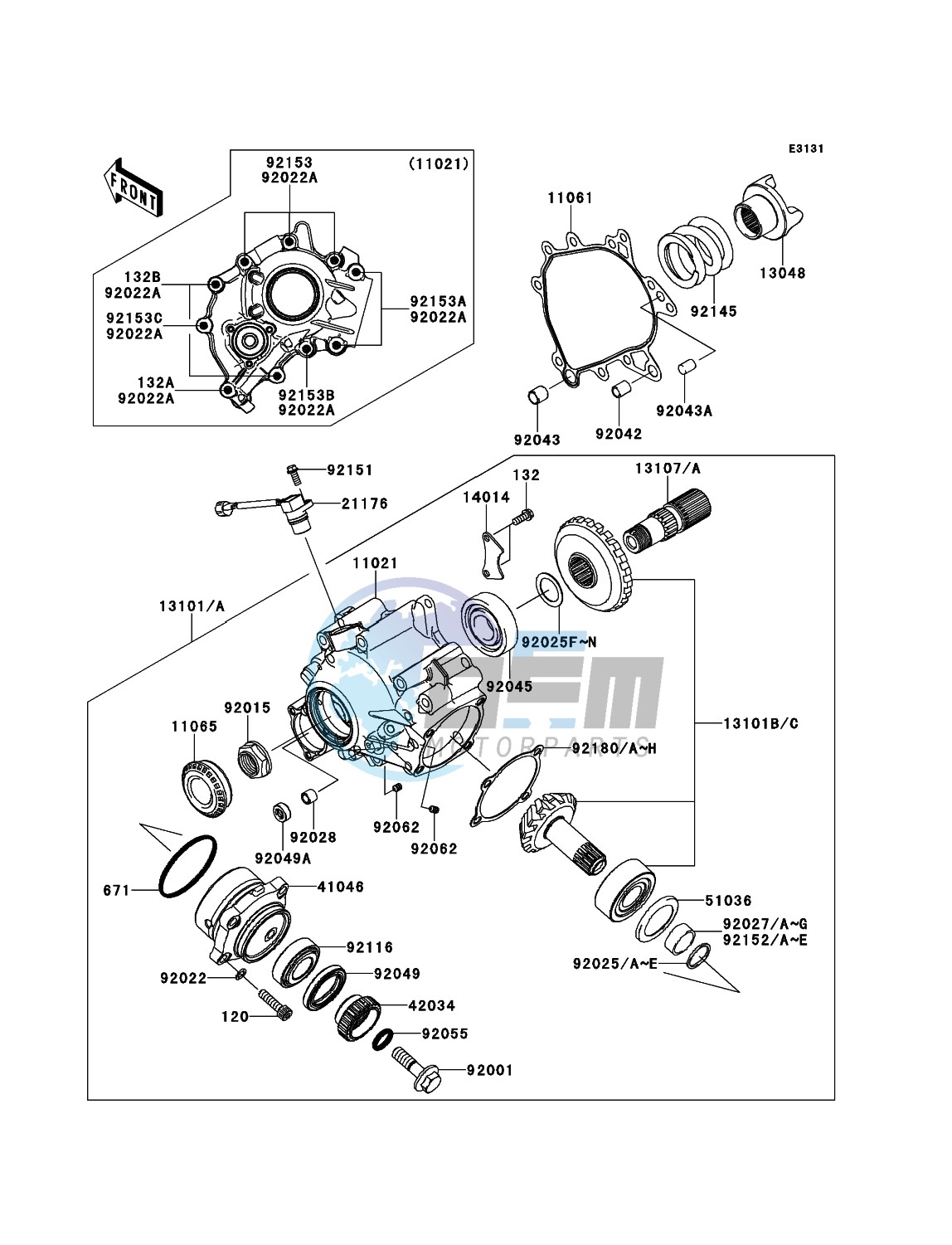 Front Bevel Gear