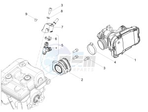 RS 125 RS 4T E4 ABS (EMEA) drawing Throttle body