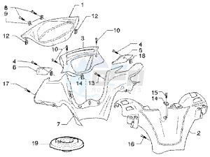 X9 180 Amalfi drawing Handlebar Coverings