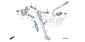 CB1000RC drawing STAND