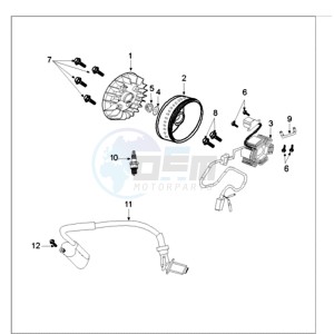 TWEET 125 N drawing IGNITION PART