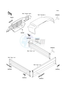 KAF 950 B [MULE 3010 DIESEL 4X4] (B1) [MULE 3010 DIESEL 4X4] drawing DECALS