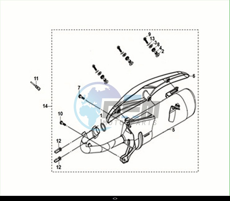 EXHAUST MUFFLER