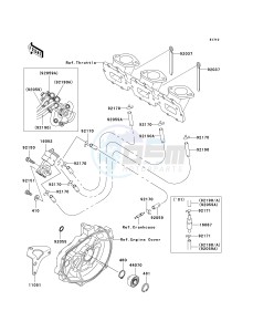 JT 1100 F [1100 STX D.I.] (F1-F2) [1100 STX D.I.] drawing OIL PUMP