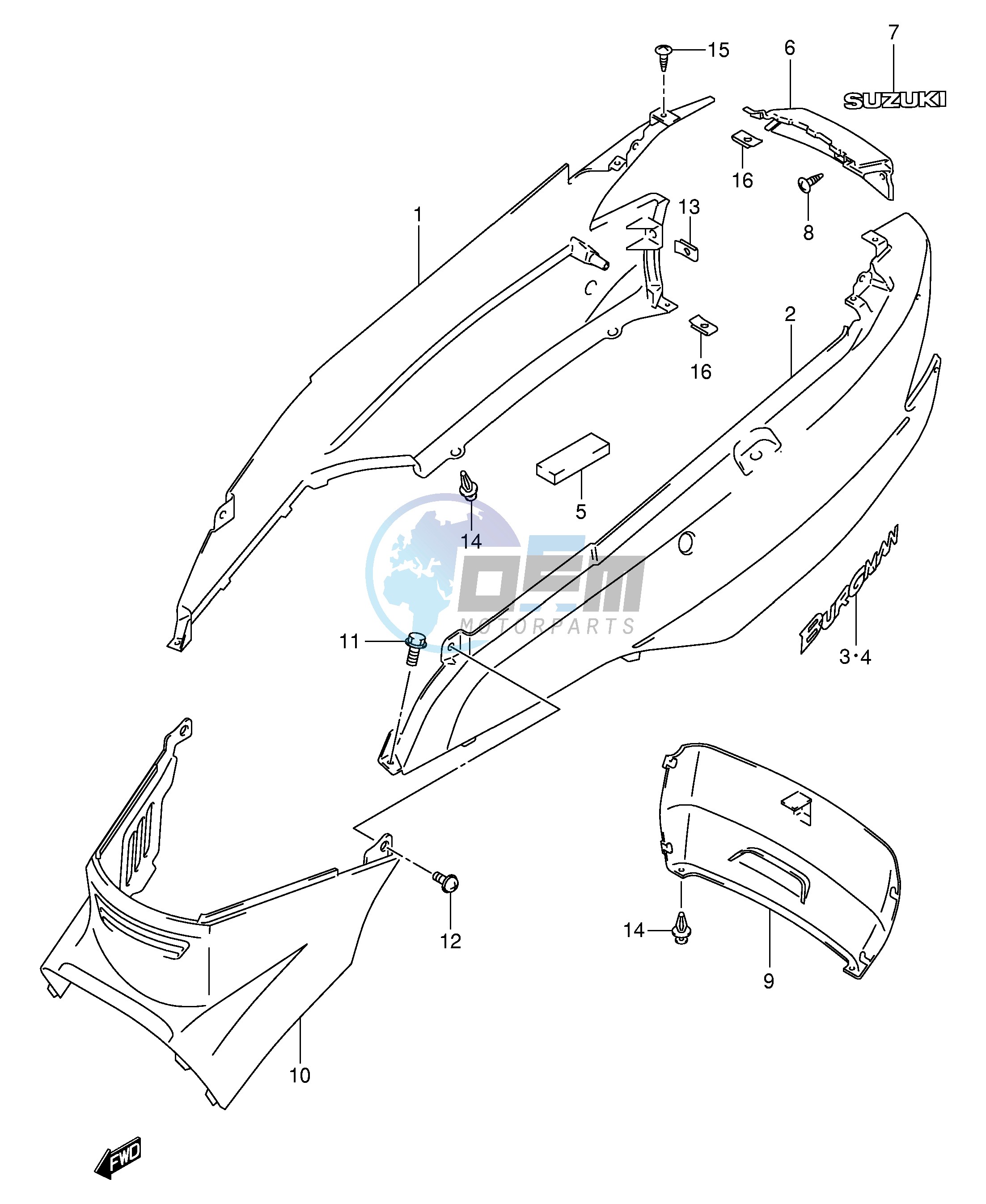 FRAME COVER (MODEL K1)