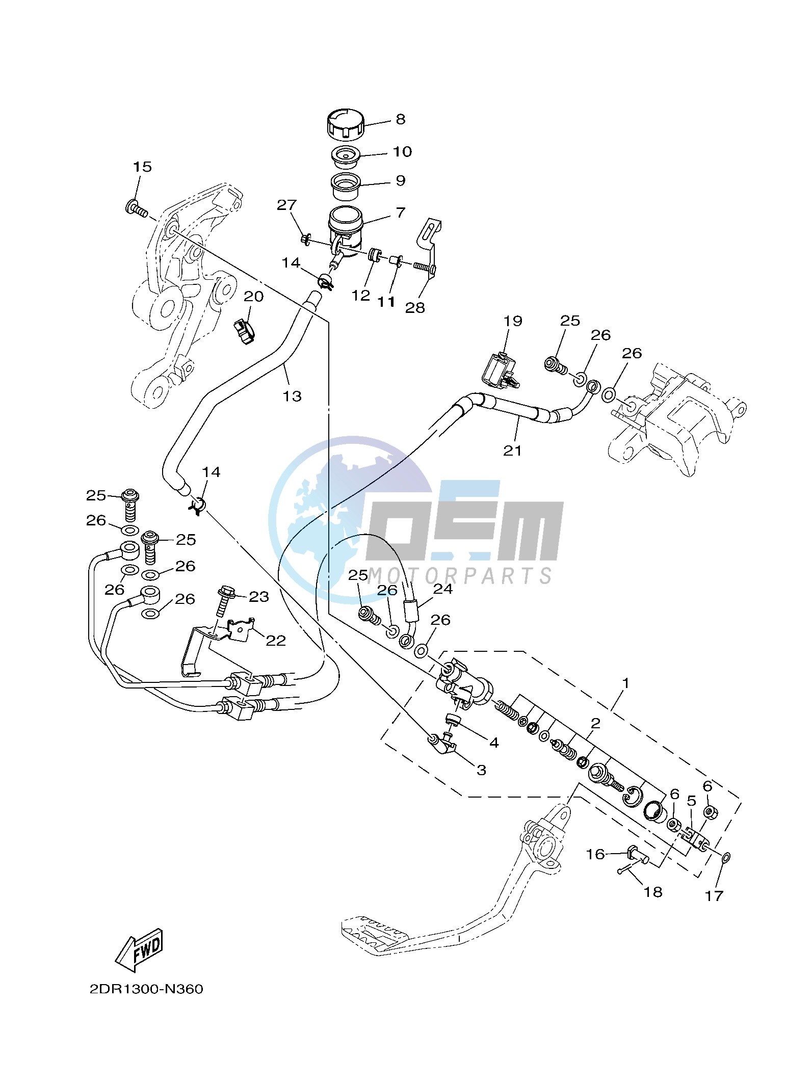 REAR MASTER CYLINDER