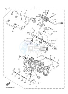 FZ8-NA FZ8 (NAKED, ABS) 800 (59P9) drawing INTAKE 2