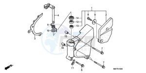 XL1000VA9 France - (F / ABS CMF) drawing LEFT CRANKCASE COVER