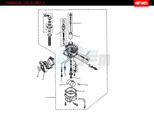 SMX STREET 125 50 drawing T05  CARBURETOR