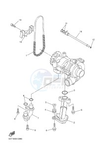 FZ8-N ABS 800 FZ8 (NAKED, ABS) (59P6) drawing OIL PUMP