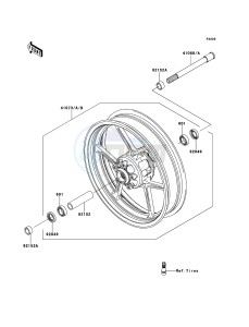 ER-6f EX650A8F GB XX (EU ME A(FRICA) drawing Front Hub