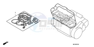 CBR600RR9 U / MME drawing GASKET KIT A