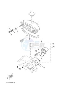 YZF-R125A YZF-R125 ABS R125 (5D7E) drawing TAILLIGHT