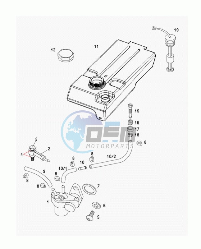 Oil pump-oil tank