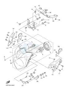 XJ6N ABS 600 XJ6-N (NAKED, ABS) (36B7 36B8) drawing HEADLIGHT