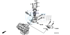 CBR600RR9 Korea - (KO) drawing THERMOSTAT