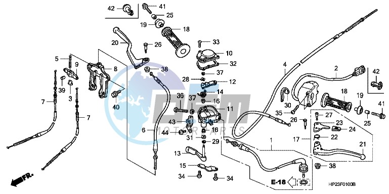 HANDLE LEVER/ SWITCH/ CABLE