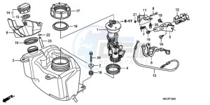 FES1259 France - (F / CMF 2F) drawing FUEL TANK