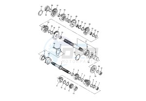 FZ1 1000 drawing TRANSMISSION