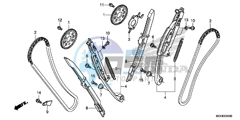 CAM CHAIN/TENSIONER