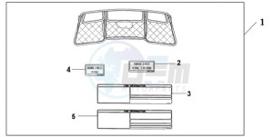 GL18009 E / MKH drawing INNER TRUNK LID ORG