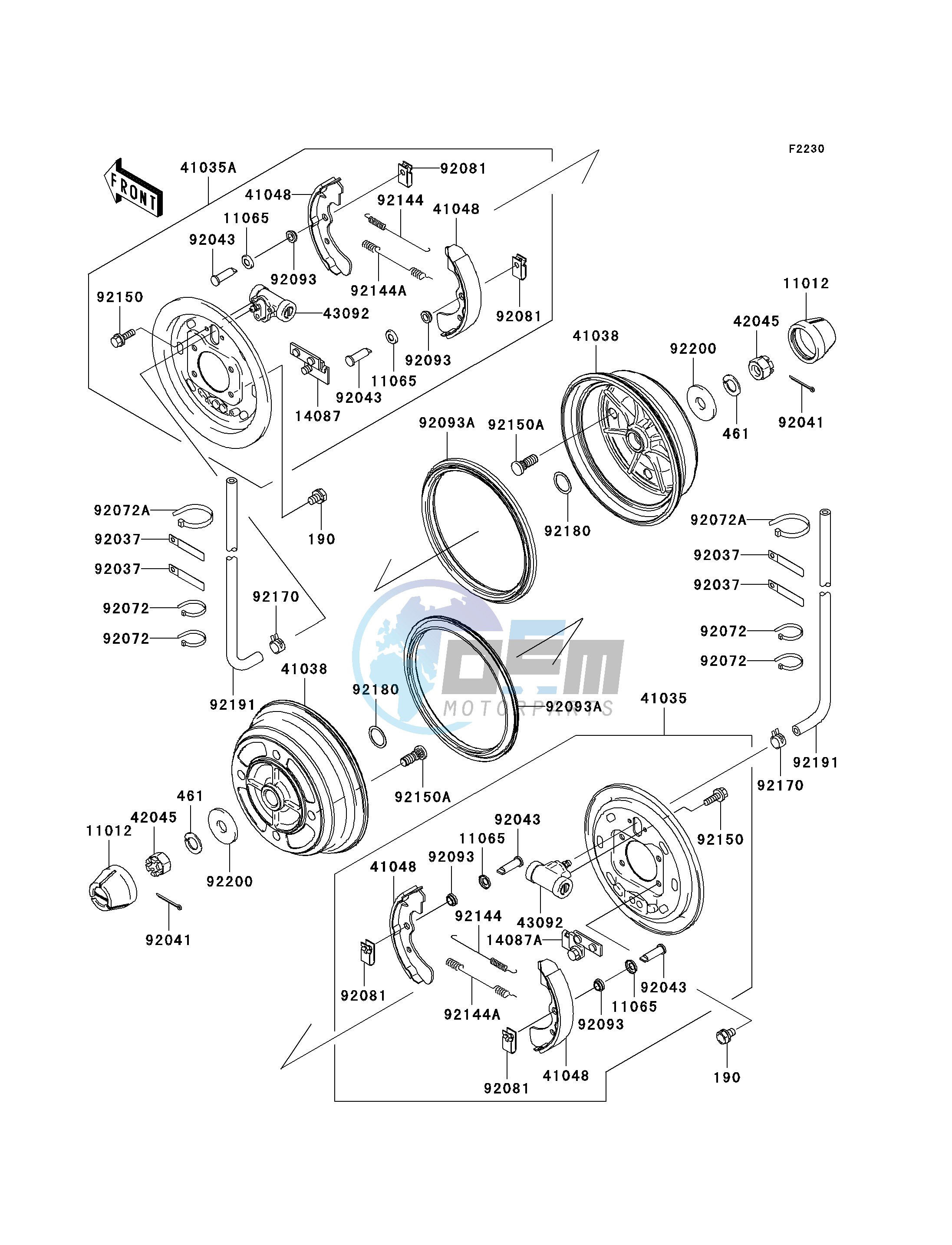 FRONT HUBS_BRAKES