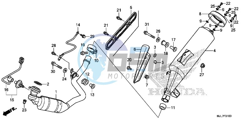 EXHAUST MUFFLER