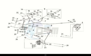 CRUISYM a 300 (LV30W2-EU) (M1) drawing BRAKE SYSTEM