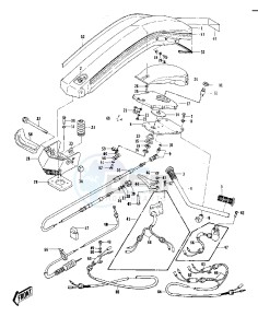 JS 440 A [JS440] (A1-A2) [JS440] drawing HANDLE POLE_CABLES -- JS440-A2- -