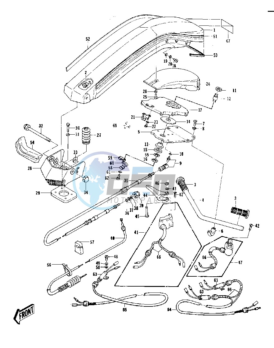 HANDLE POLE_CABLES -- JS440-A2- -