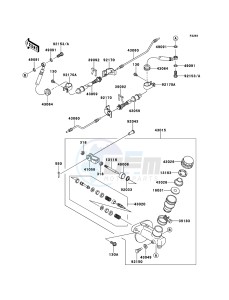 MULE 4010 DIESEL 4x4 KAF950FBF EU drawing Master Cylinder