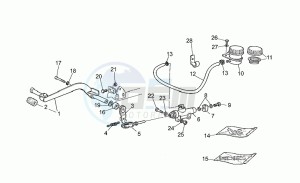 NTX 350 drawing Rear master cylinder