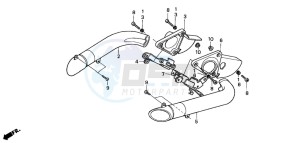 NSR125R drawing AIR DUCT