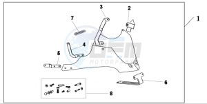 CB600F CB600S drawing REAR SEAT COWL