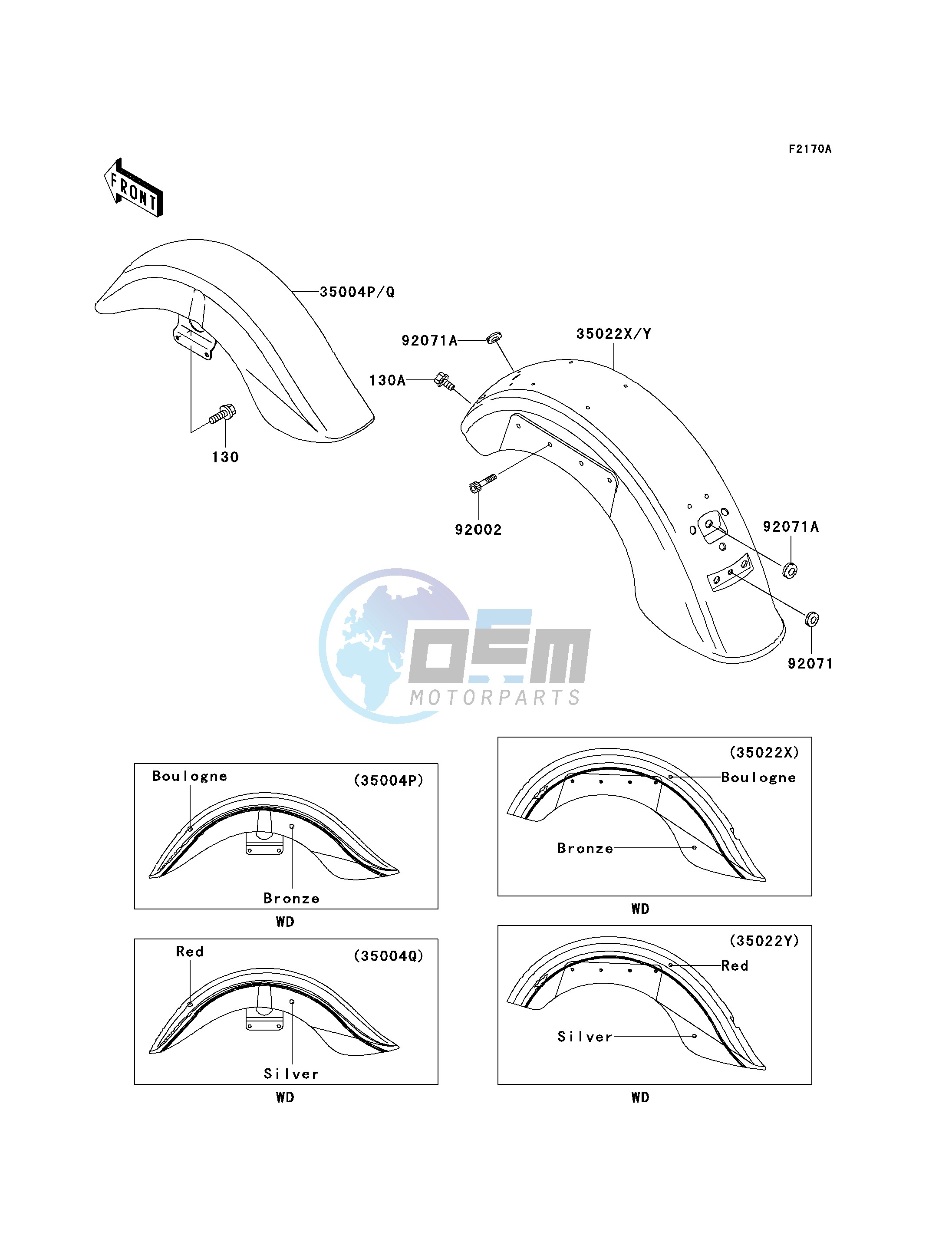 FENDERS -- VN1500-N3- -