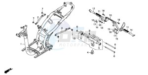 SH50 drawing FRAME BODY