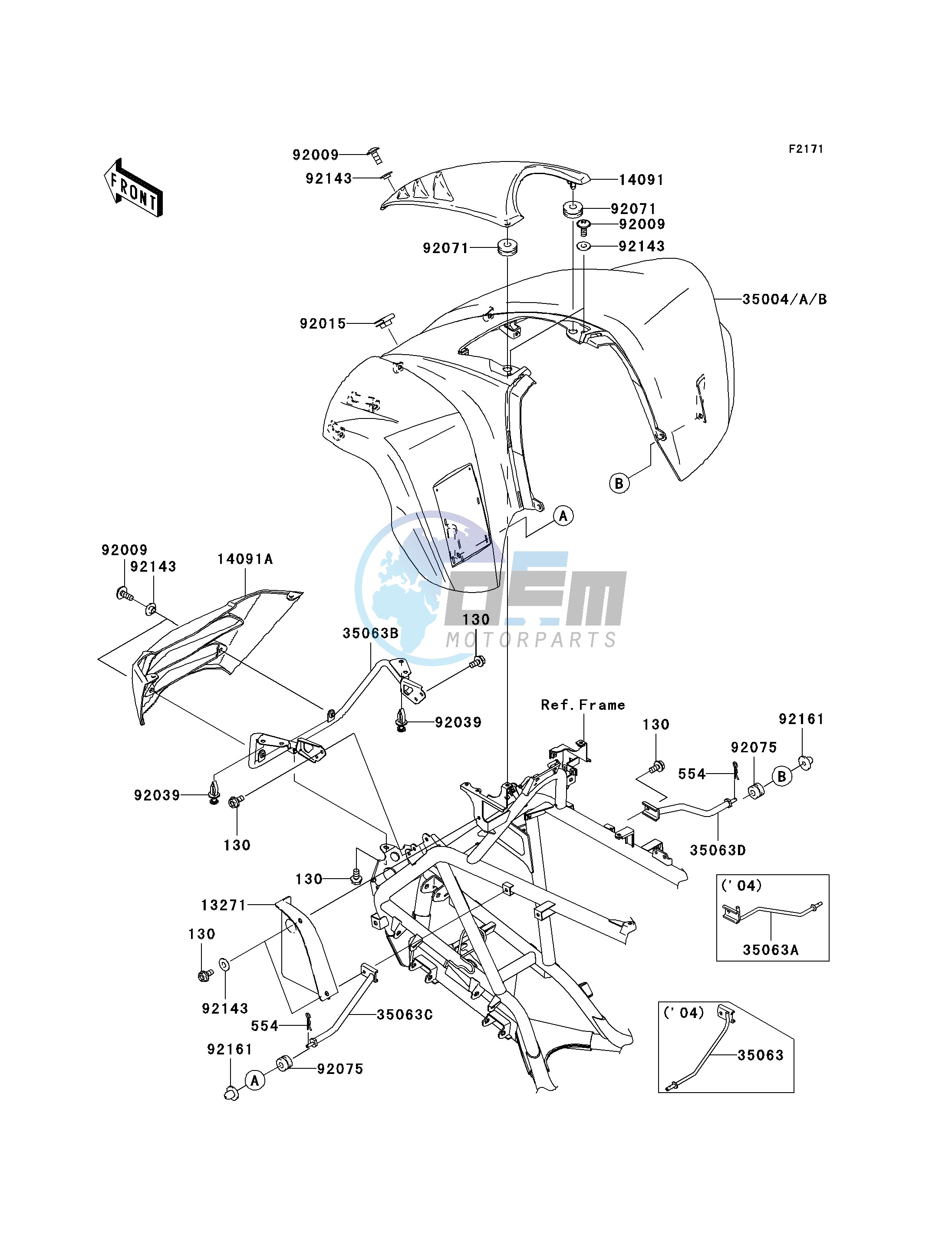 FRONT FENDER-- S- -